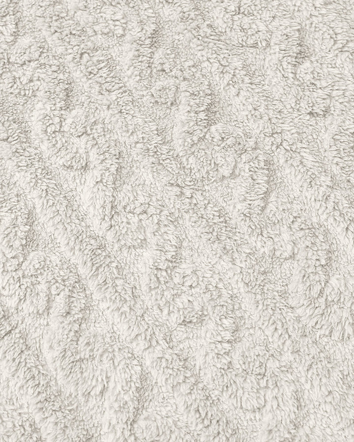 Cable Textured Teddy Coat