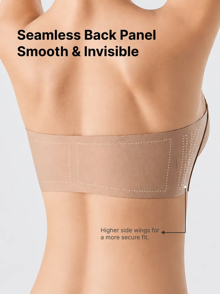 Strapless Front Closure Push-Up Bra