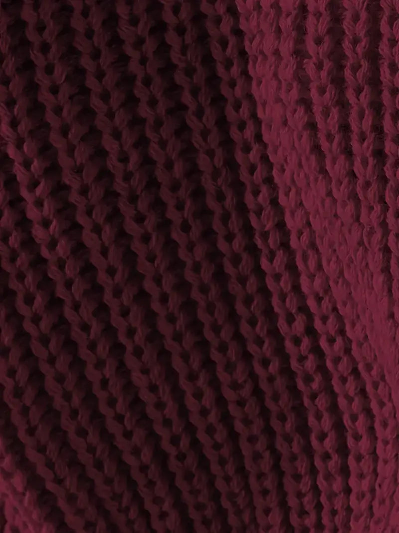 Viona Cropped Knit Sweater