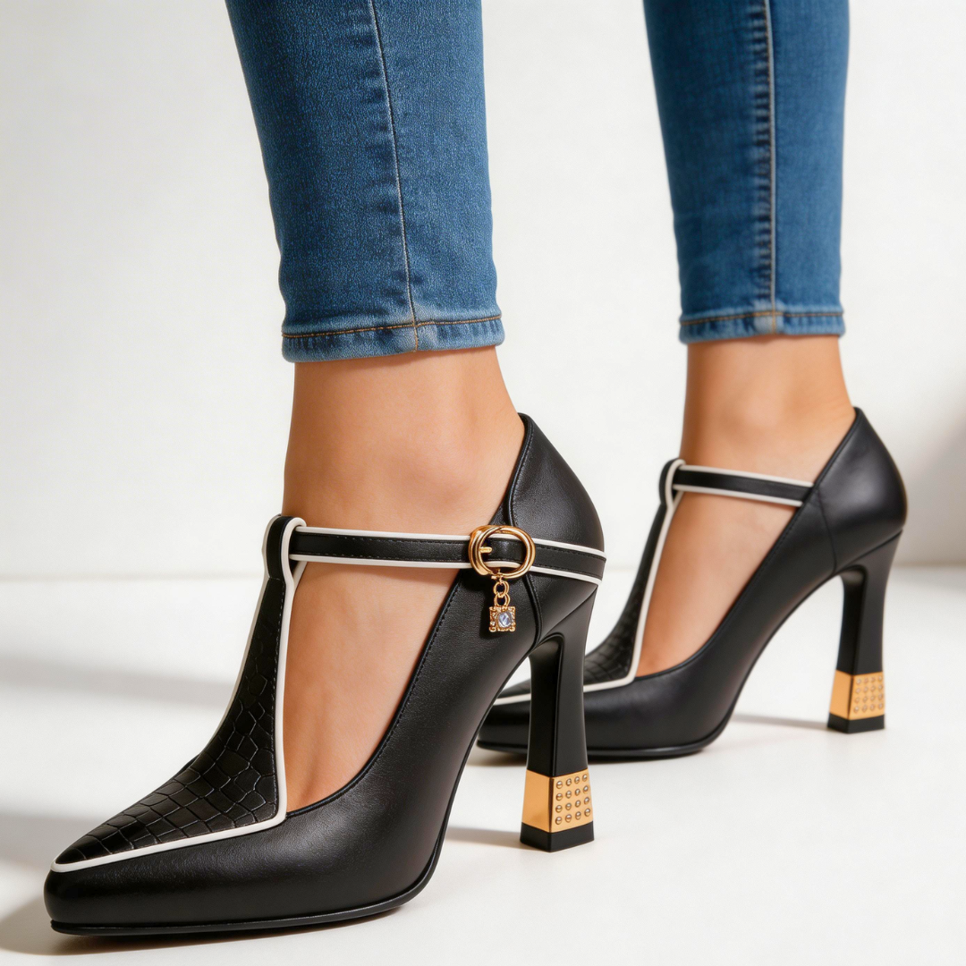 Vivienne Vixen T-Strap Heels