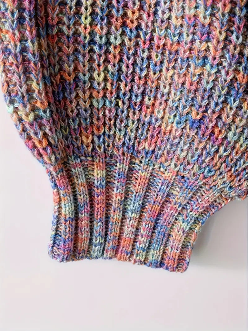 Viona Cropped Knit Sweater