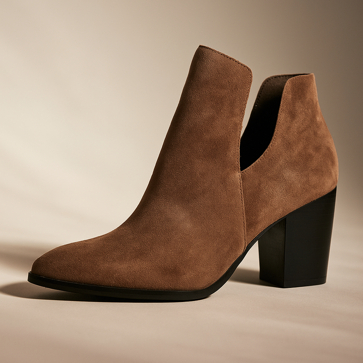 Avery Flannel Heel Boots