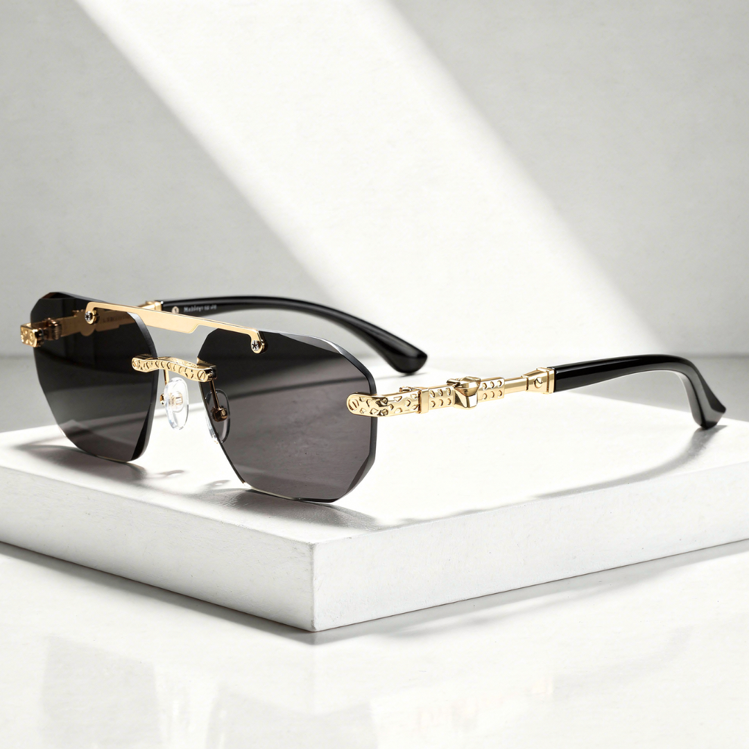 Vantage Cut Geometric Sunglasses