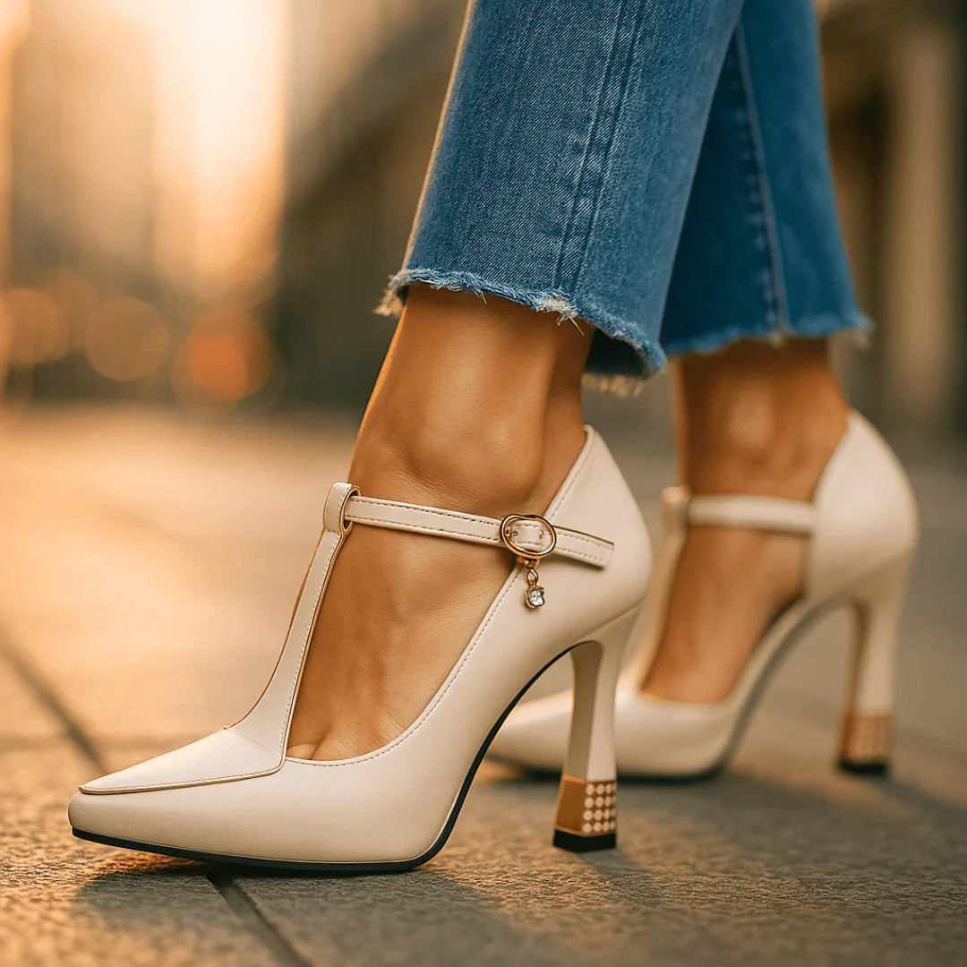 Vivienne Vixen T-Strap Heels