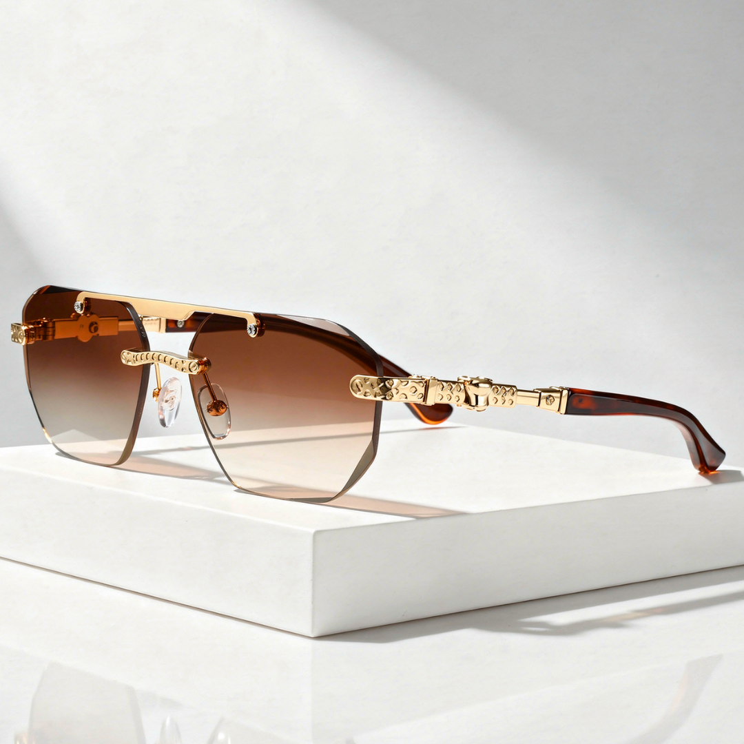 Vantage Cut Geometric Sunglasses