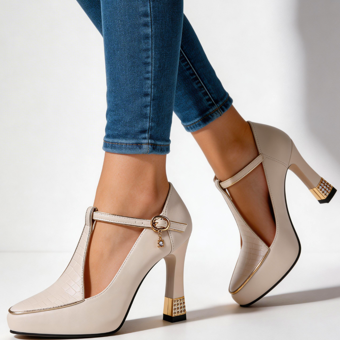 Vivienne Vixen T-Strap Heels