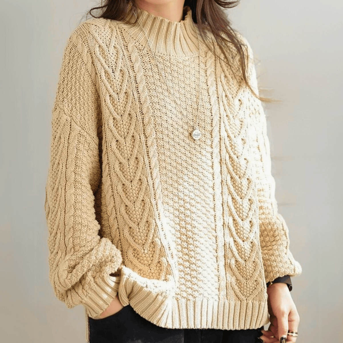 Brooklyn Cable-Knit Sweater