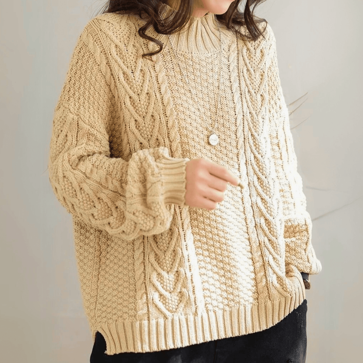 Brooklyn Cable-Knit Sweater