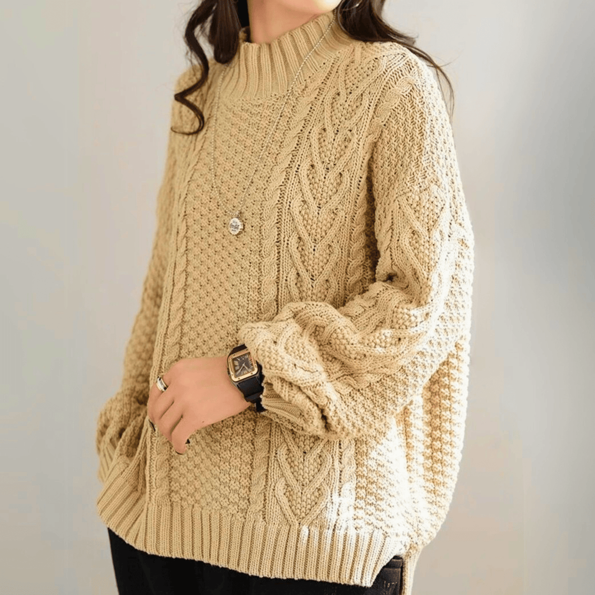 Brooklyn Cable-Knit Sweater