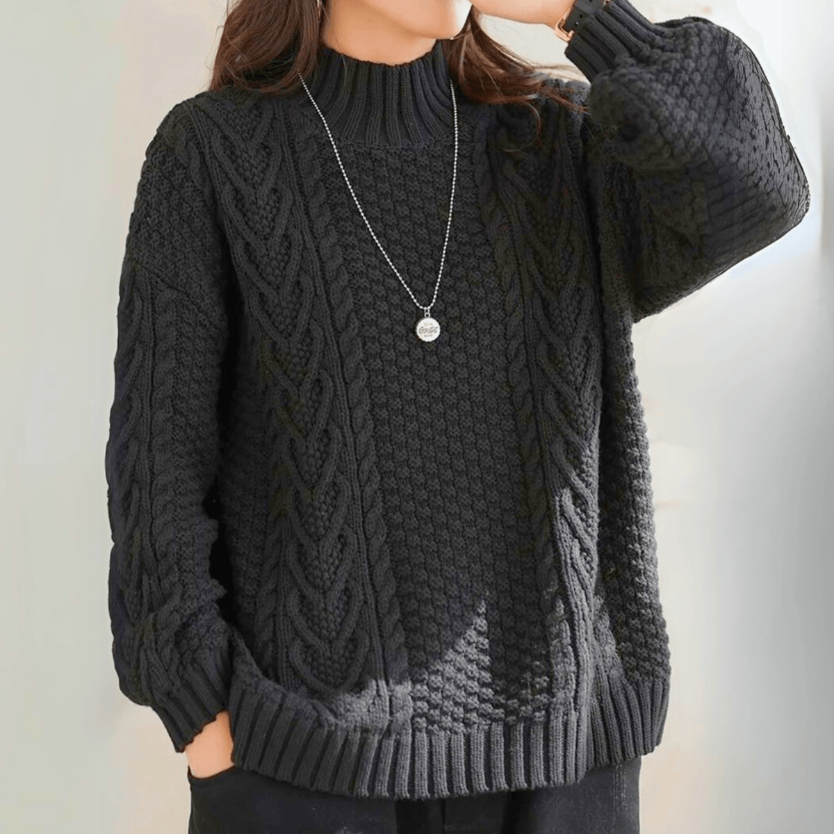 Brooklyn Cable-Knit Sweater