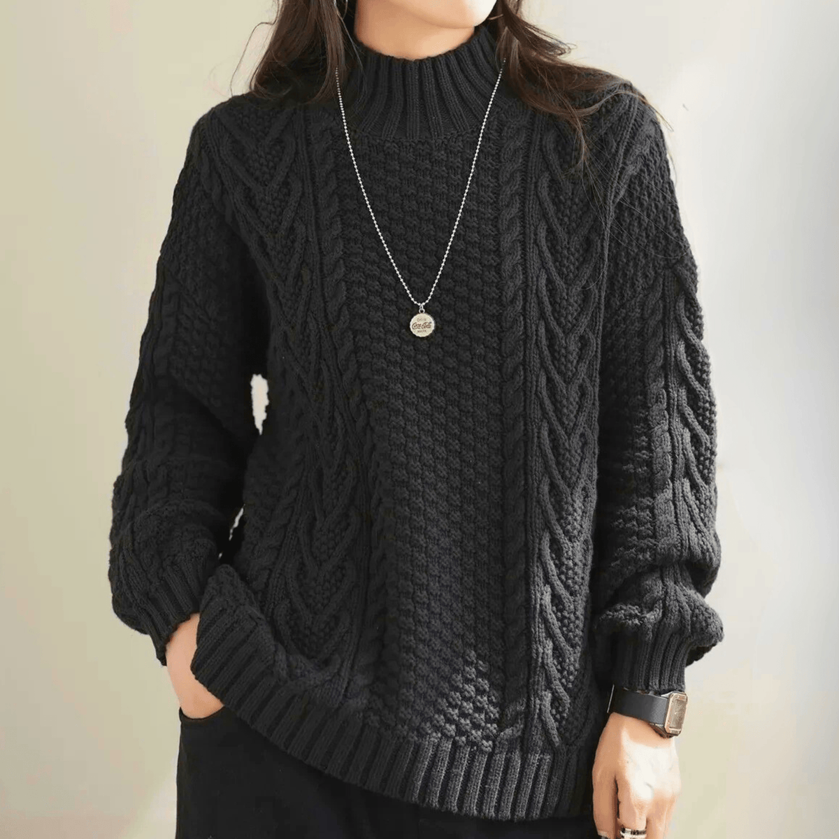 Brooklyn Cable-Knit Sweater