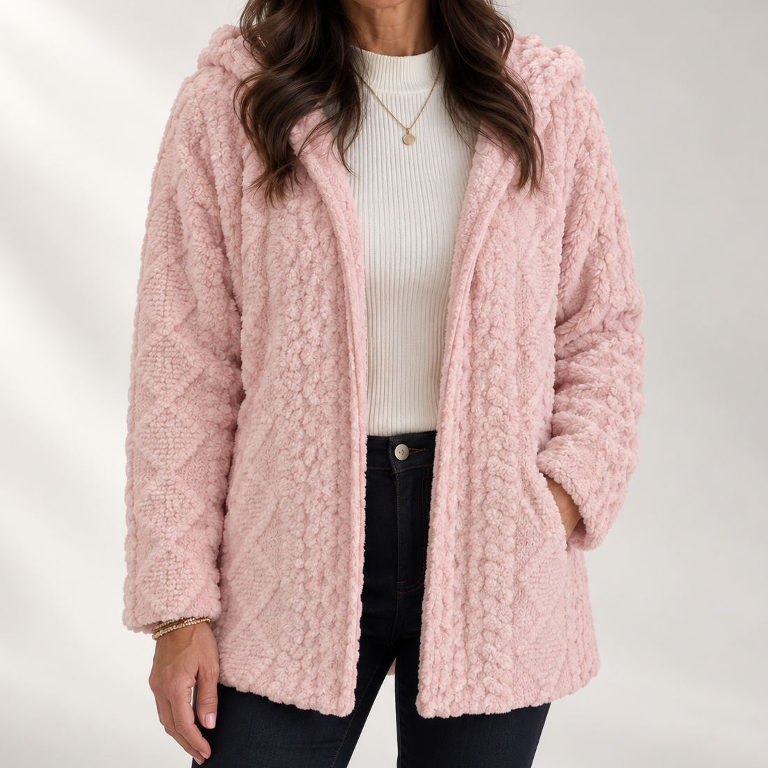 Aveline | Soft Touch Hooded Coat