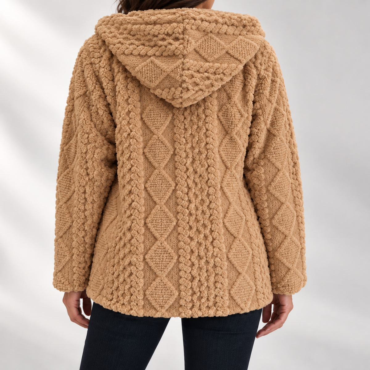 Aveline | Soft Touch Hooded Coat