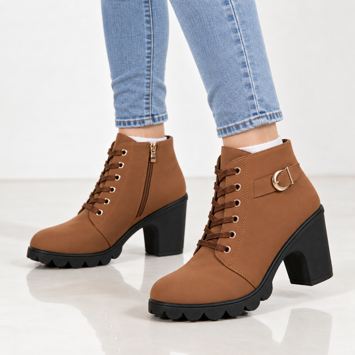 Rosalie | Bottines à talons carrés