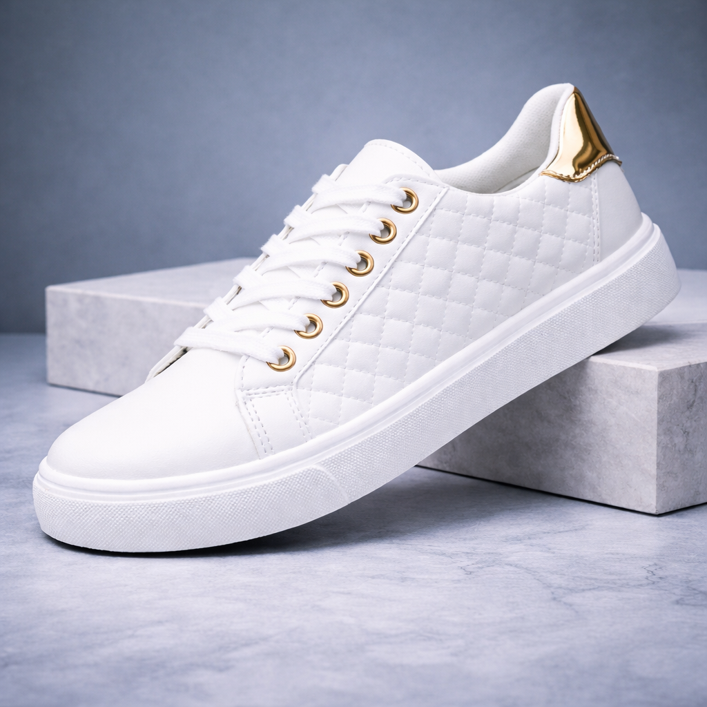 Elena Quilted Sneakers