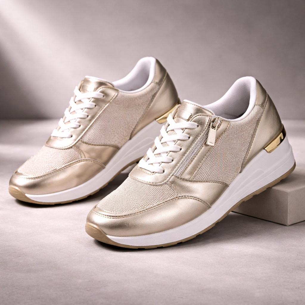 Eden Noelle Metallic Sneakers