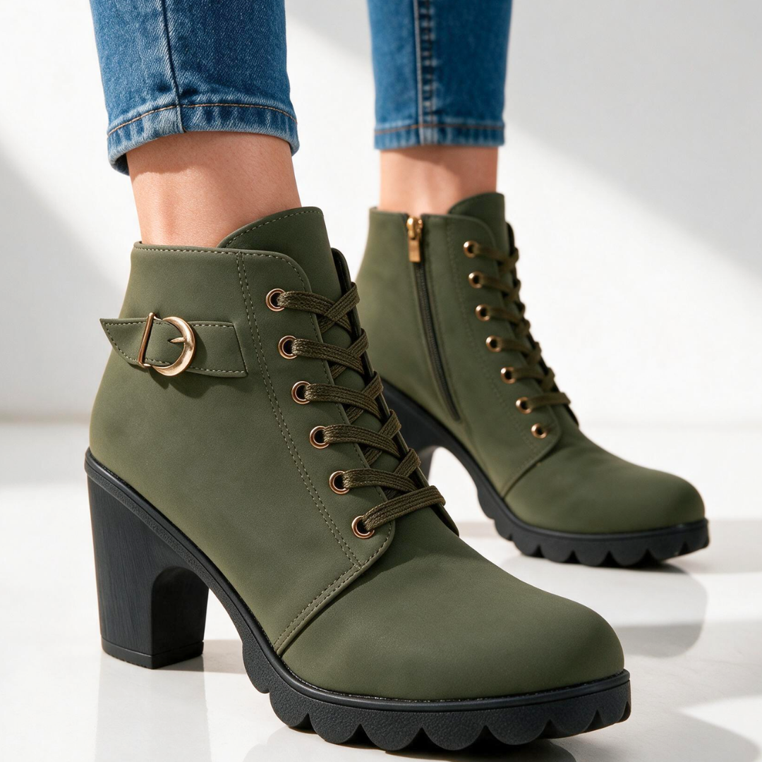 Rosalie | Block Heel Ankle Boots
