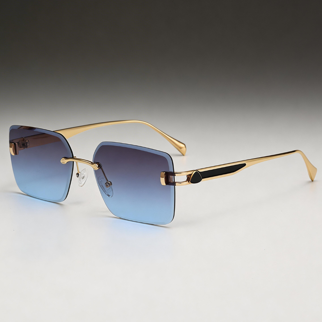 Milana Rimless Square Sunglasses