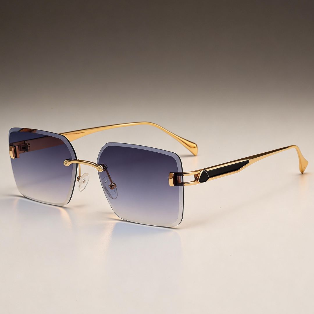 Milana Rimless Square Sunglasses