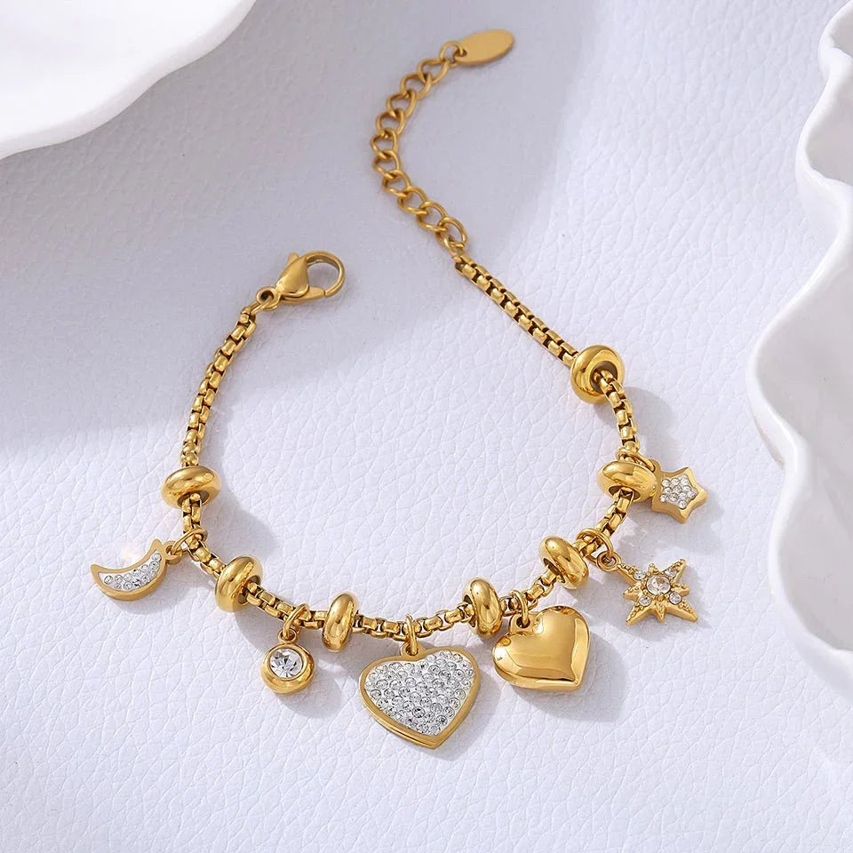 Heartstrings Charm Bracelet