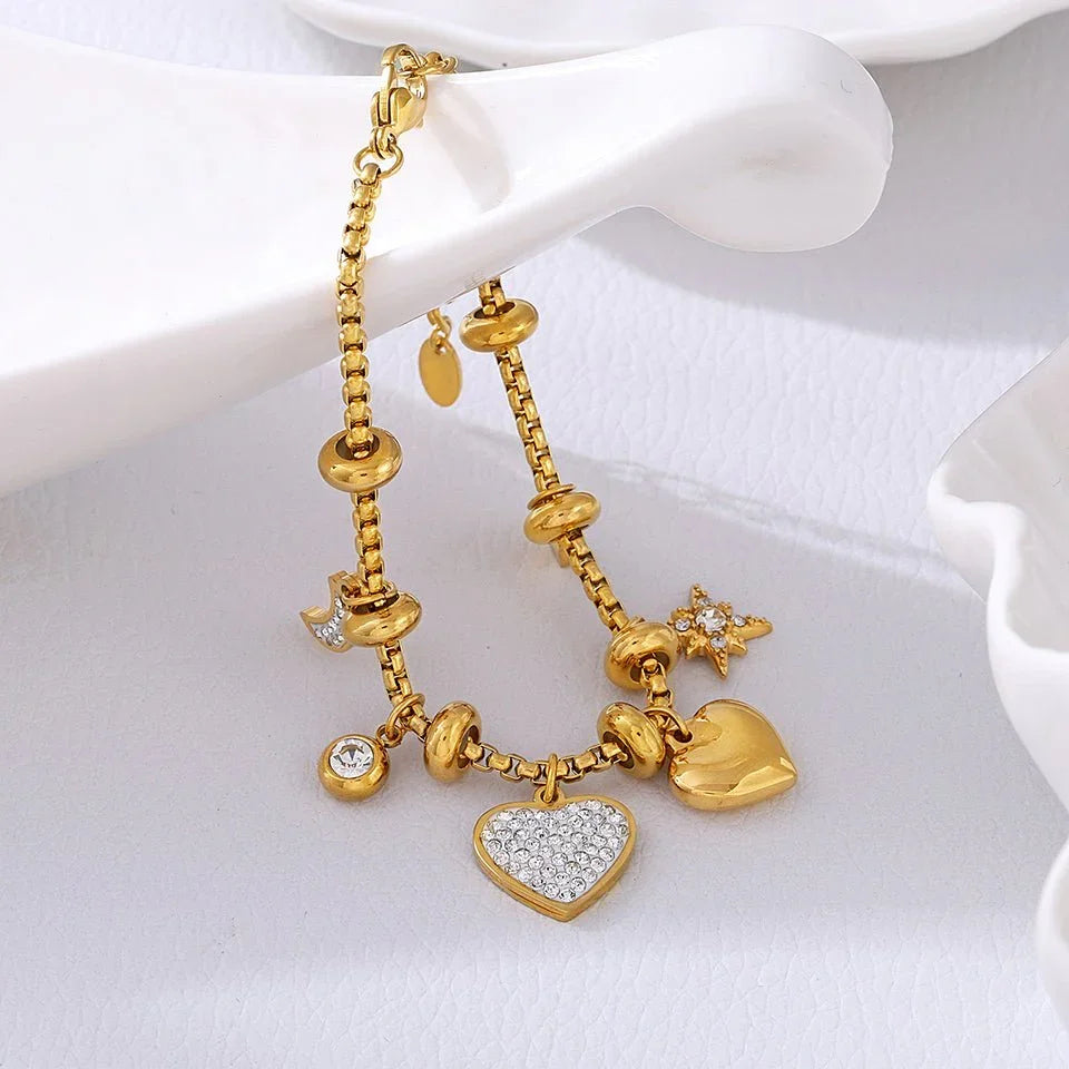 Heartstrings Charm Bracelet