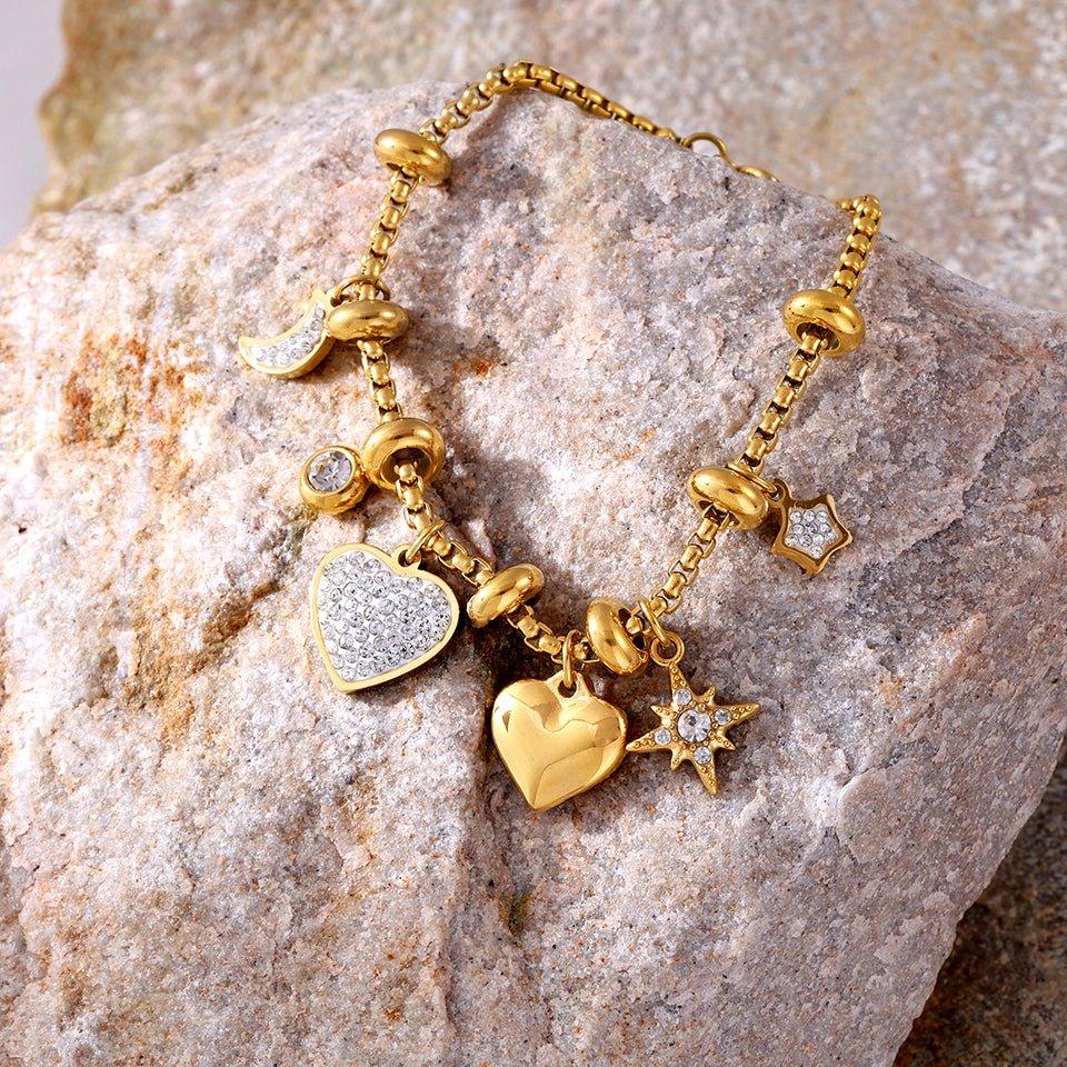Heartstrings Charm Bracelet