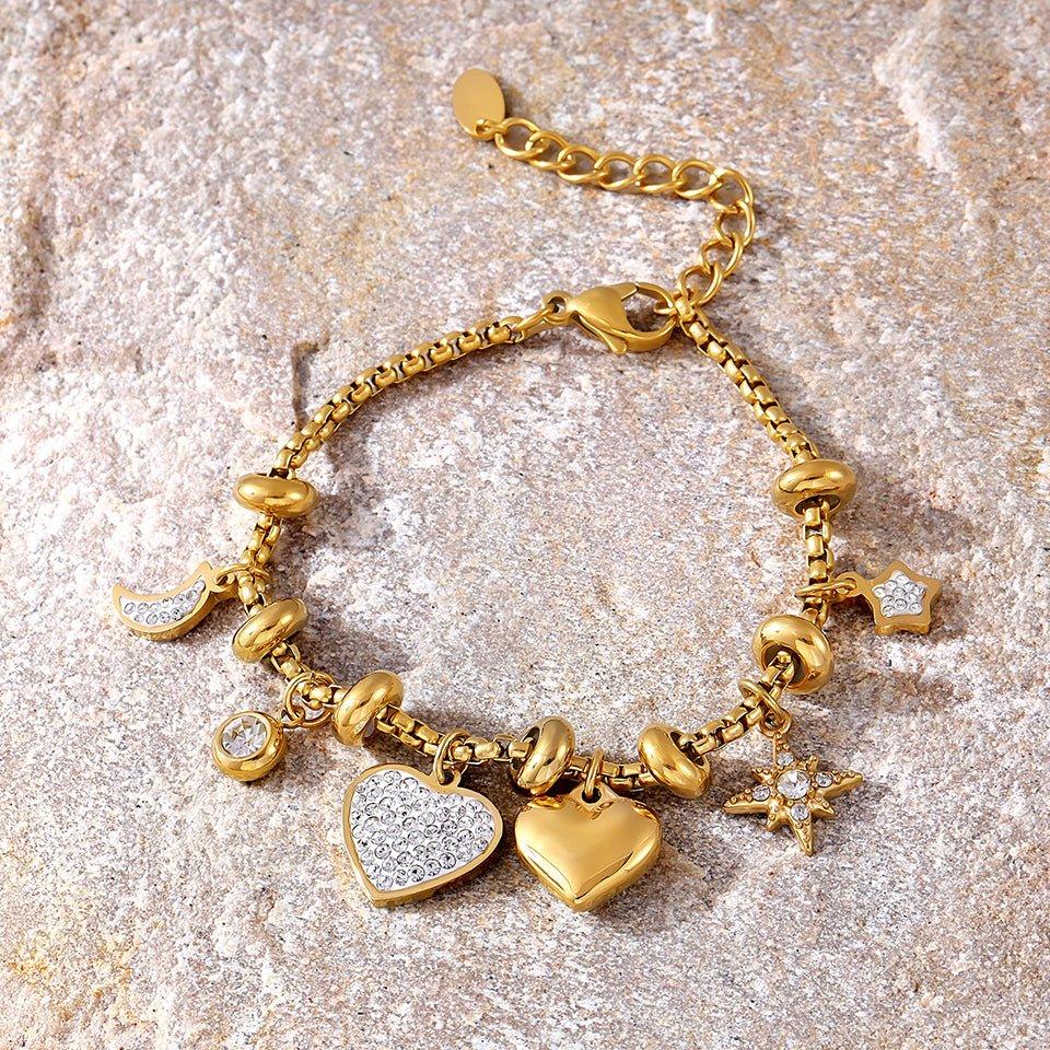 Heartstrings Charm Bracelet