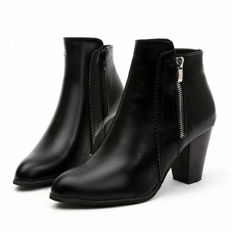 Harper Block Heel Ankle Boots
