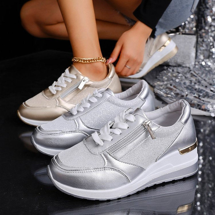 Eden Noelle Metallic Sneakers