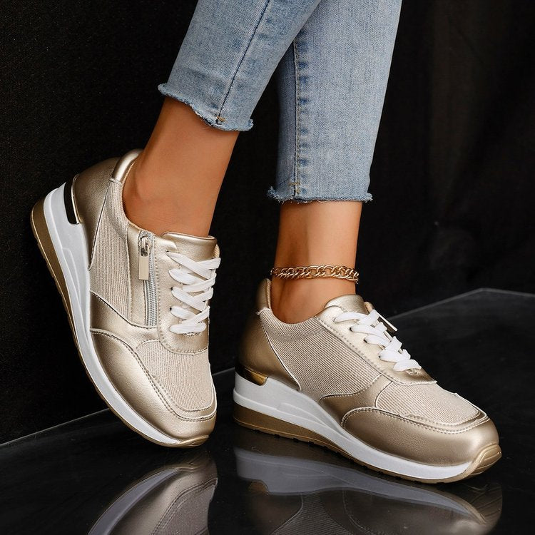 Eden Noelle Metallic Sneakers