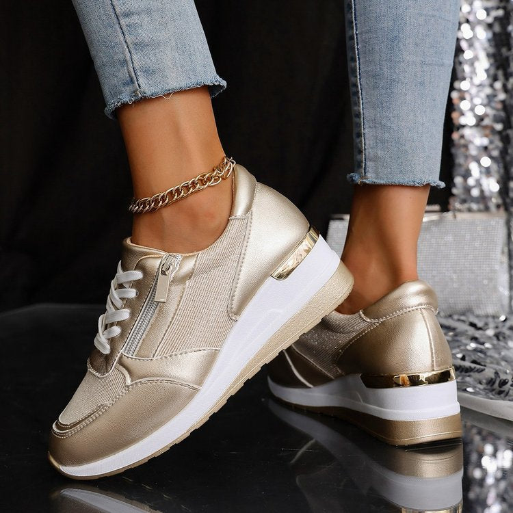 Eden Noelle Metallic Sneakers