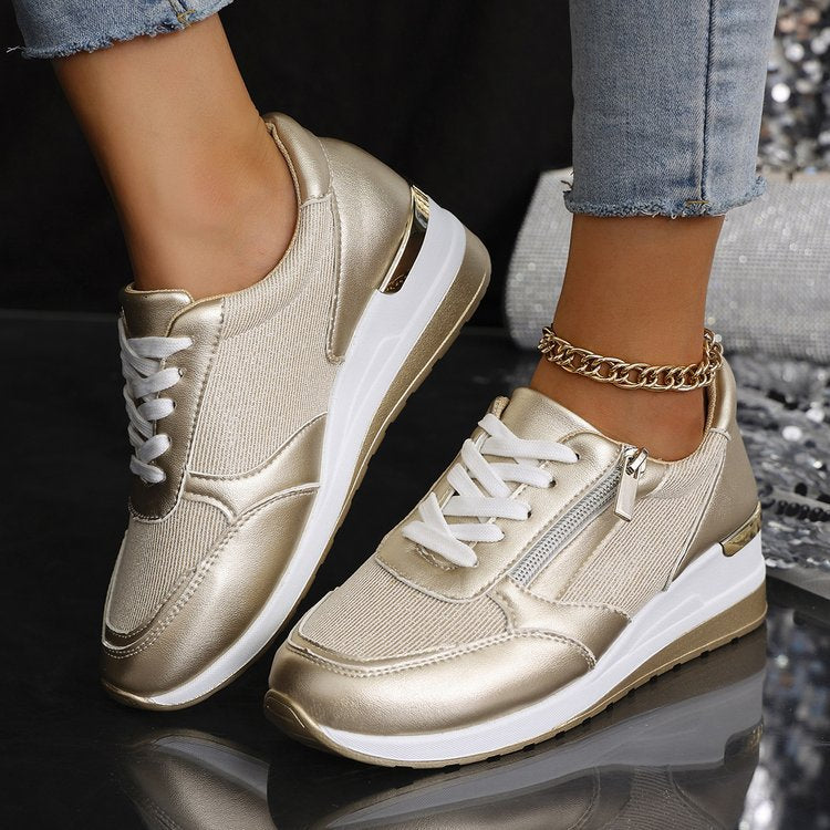 Eden Noelle Metallic Sneakers