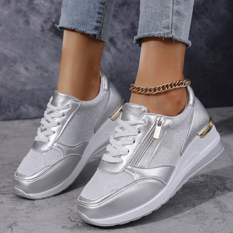 Eden Noelle Metallic Sneakers