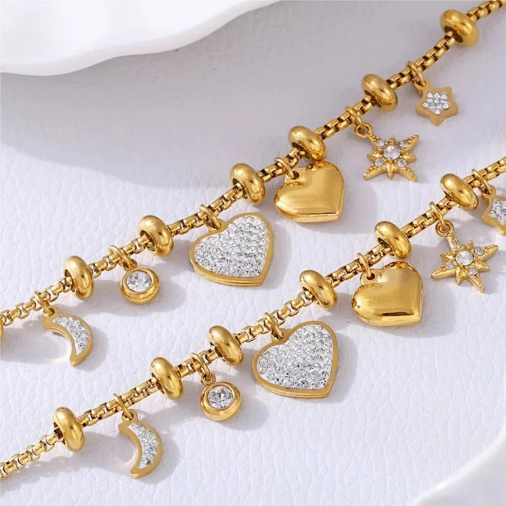 Heartstrings Charm Bracelet