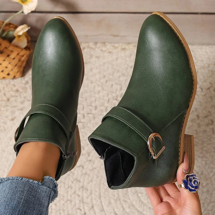 Sorelle Low Heel Ankle Boots