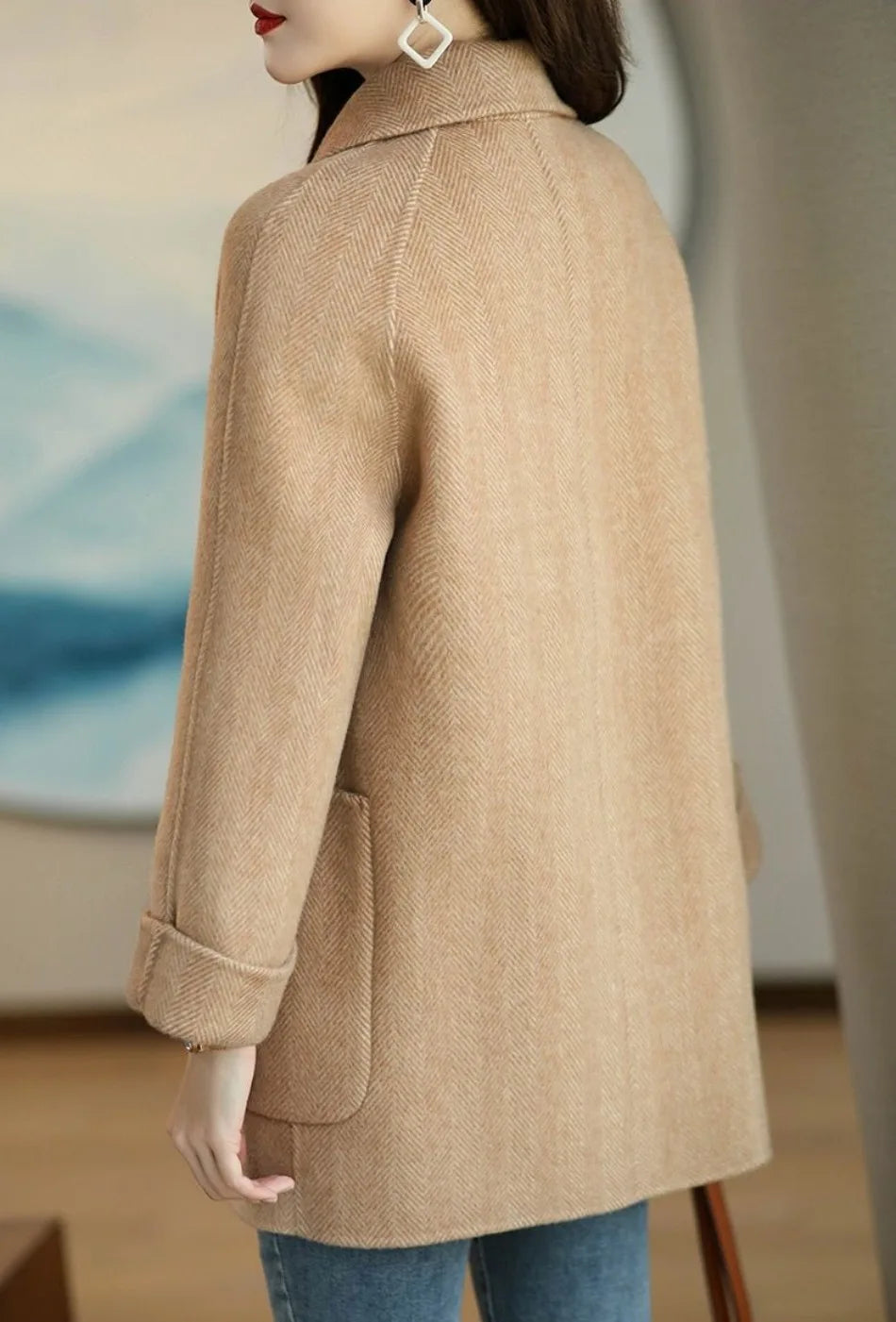 Chiara Double-Breasted Wool Coat