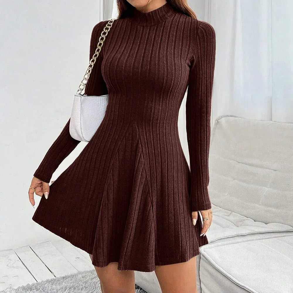 Sutton Mock-Neck Sweater Dress