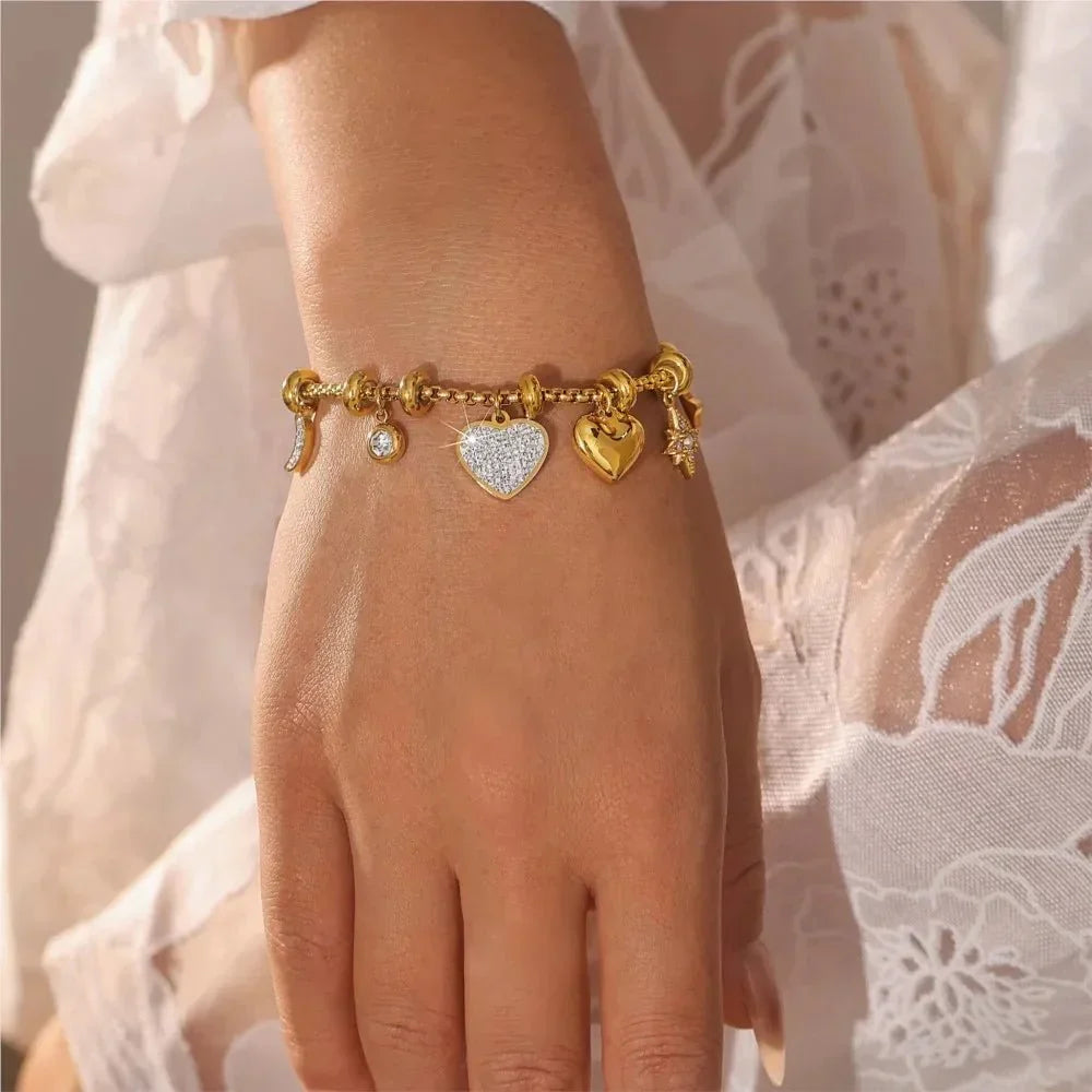 Heartstrings Charm Bracelet
