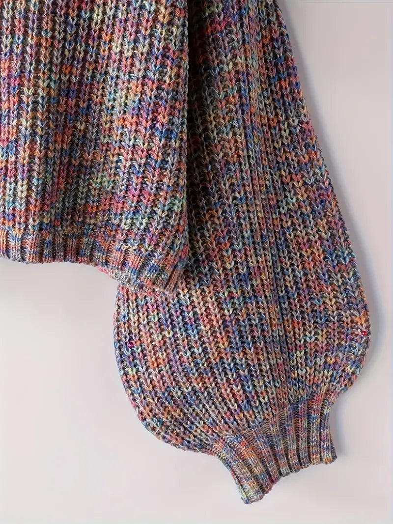 Viona Cropped Knit Sweater