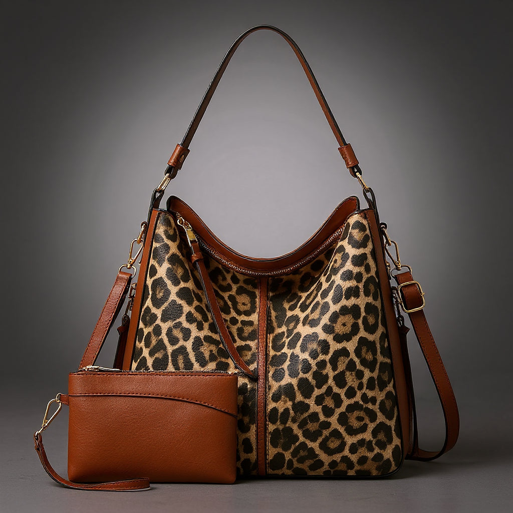 Untamed | Animal Print Tote Set