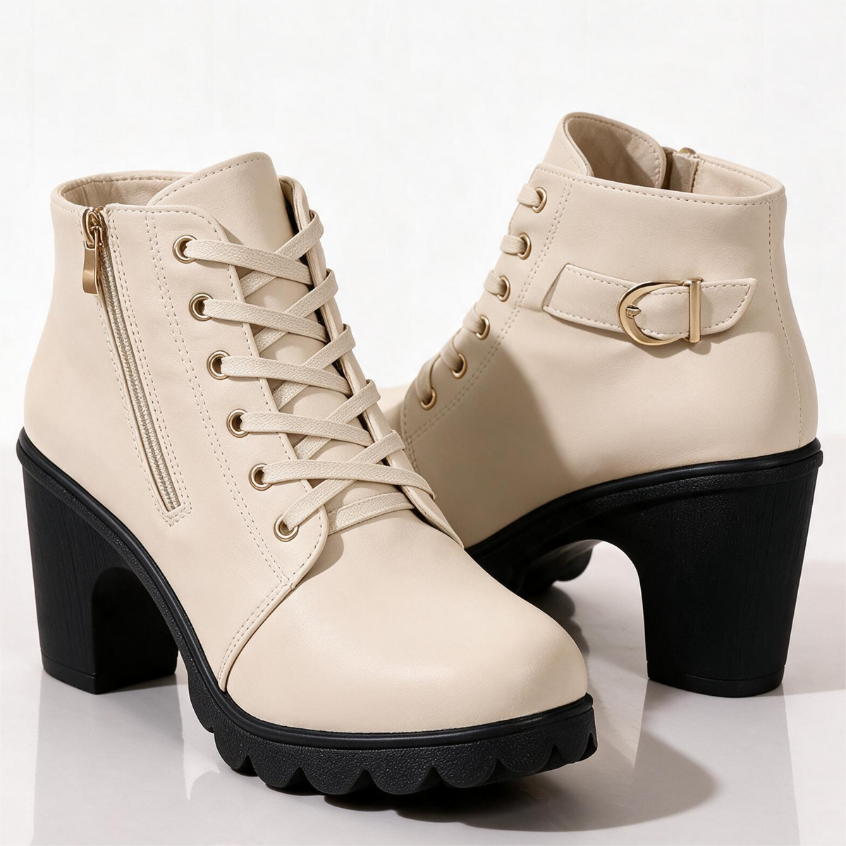 Rosalie | Block Heel Ankle Boots