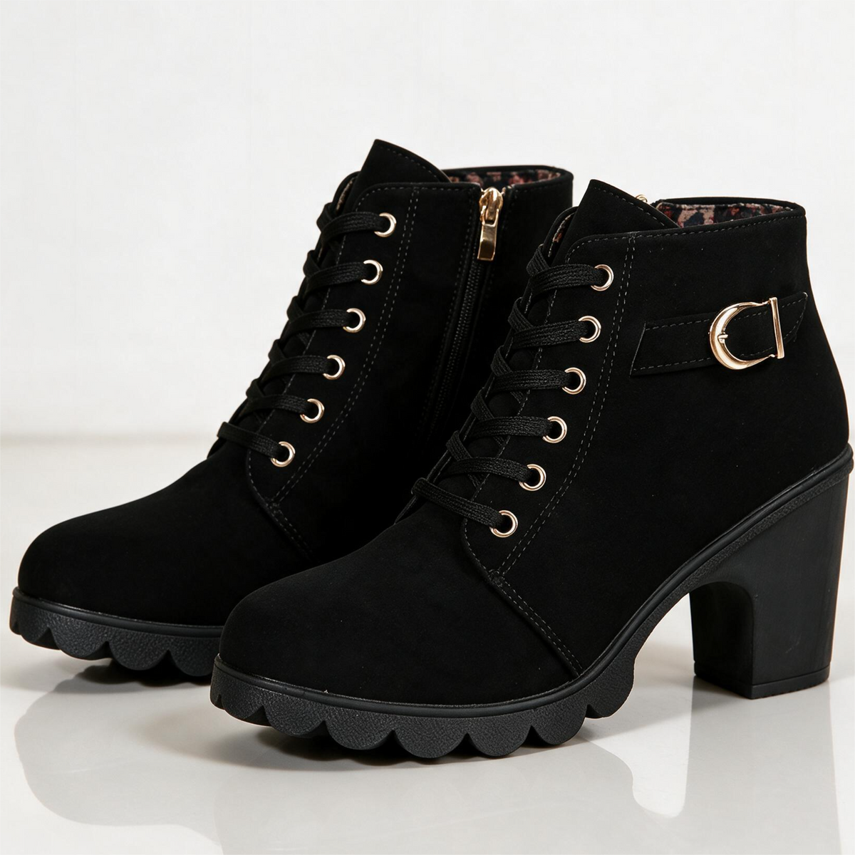 Rosalie | Block Heel Ankle Boots