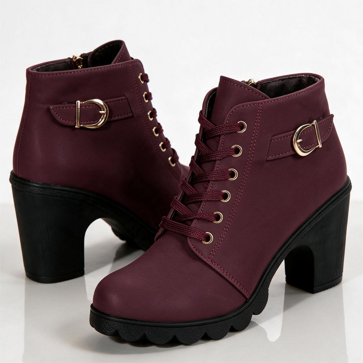 Rosalie | Block Heel Ankle Boots