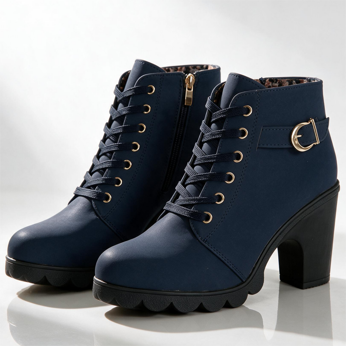 Rosalie | Block Heel Ankle Boots