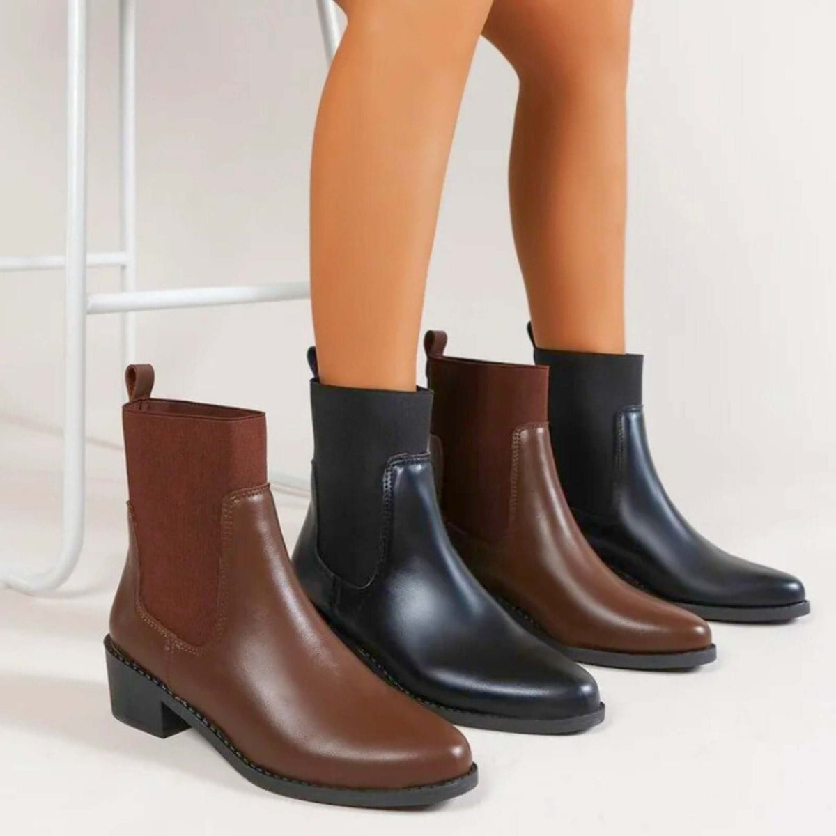 Blair Block Heel Chelsea Boots